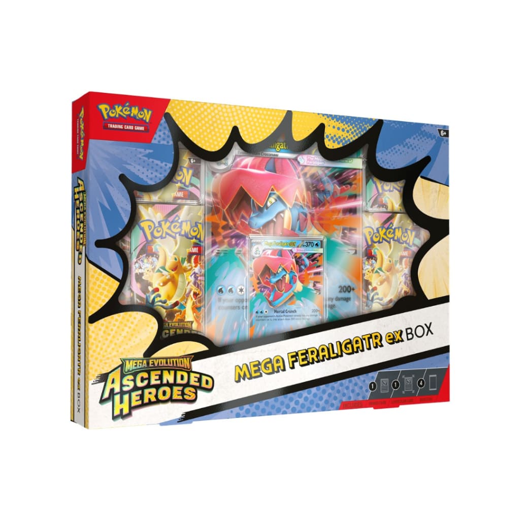 Pokemon Ascended Heroes Mega ex Boxes - Mega Feraligatr Ex